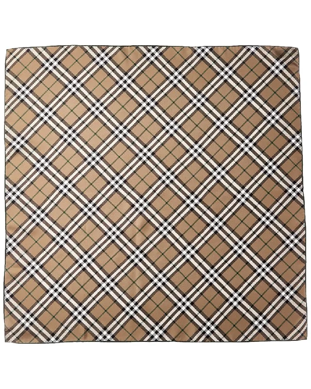 Burberry Check Silk Scarf