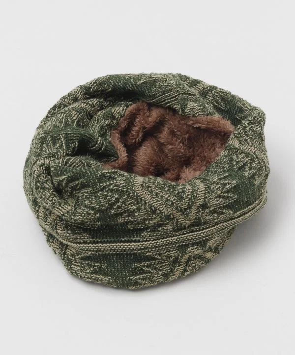 Reversible Jacquard Knit Snood