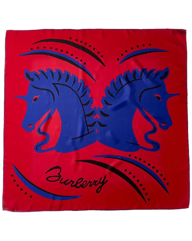 Burberry Printed Silk Scarf