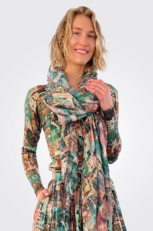 Shawl - Flamee Green