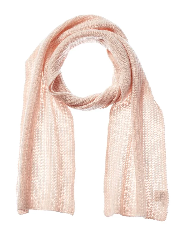 Portolano Racking Stitch Cashmere Scarf