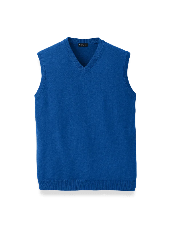 Supima Cotton Vest - Blue