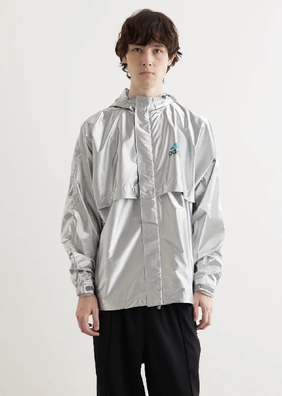 Equipment Metallic Windbreaker