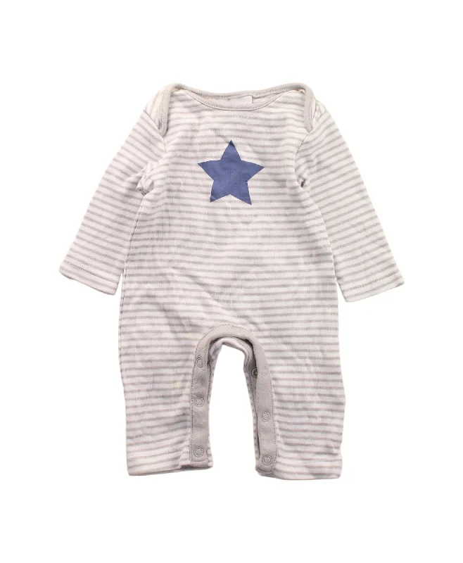 The Little White Company Long Sleeve Jumpsuit Newborn