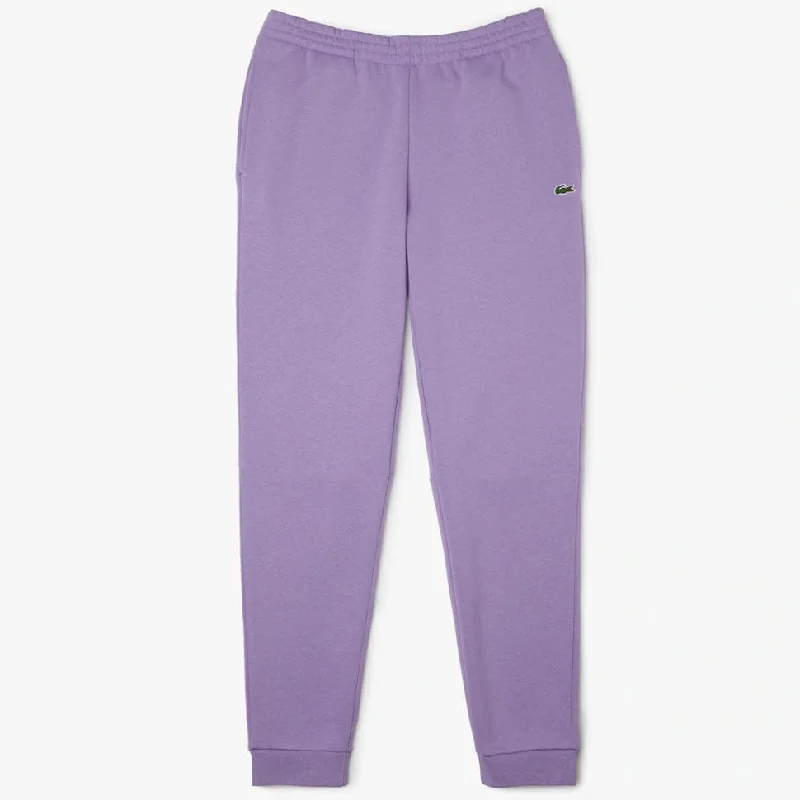 Lacoste Tapered Fit Fleece Trackpants (Purple) XH2529-51