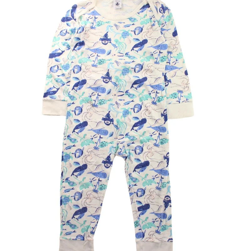 Petit Bateau Long Sleeve Jumpsuit 3T