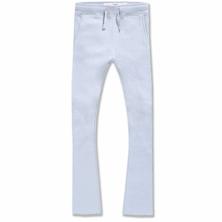 Kids Jordan Craig Uptown Stacked Sweatpants (Carolina Blue) 8821LK