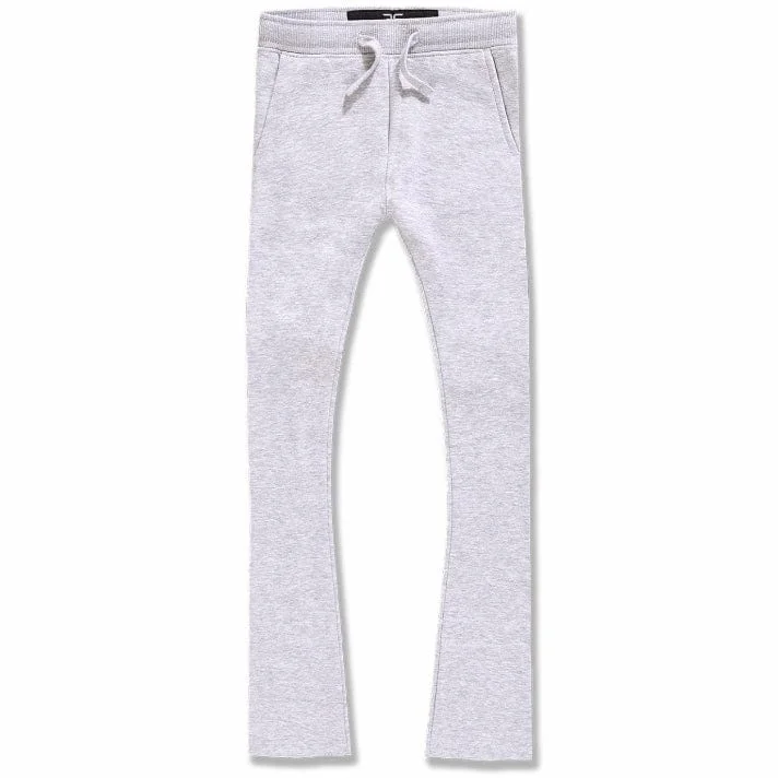 Boys Jordan Craig Uptown Stacked Sweatpants (Heather Grey) 8821LB