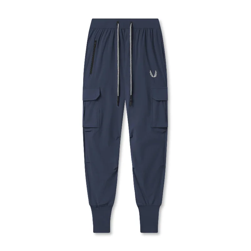 0825. Tetra-Lite® Cargo High Rib Jogger - Navy "Reflective"