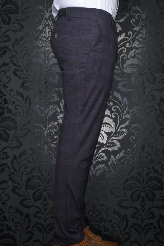 Au Noir Dressy Stretch Pant | Beretta Farrell Plum