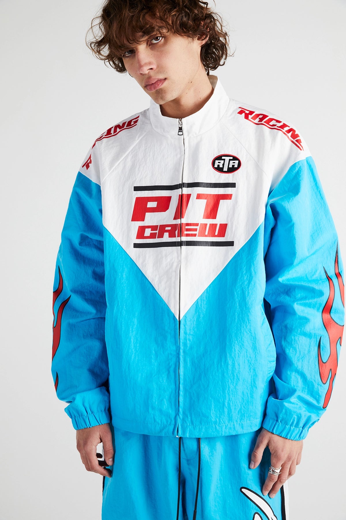 ROLAND JACKET | BLUE WHITE PIT CREW