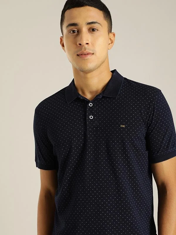 Men Printed Polo T-Shirt