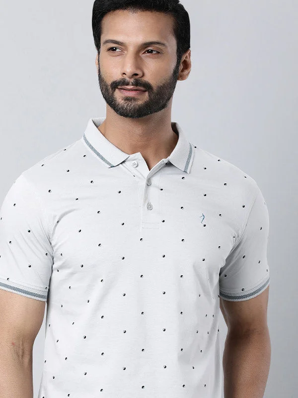 Men Printed Polo T-Shirt