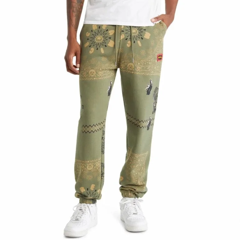 Ice Cream Gasoline Sweatpants (Deep Lichen Green) 421-7108