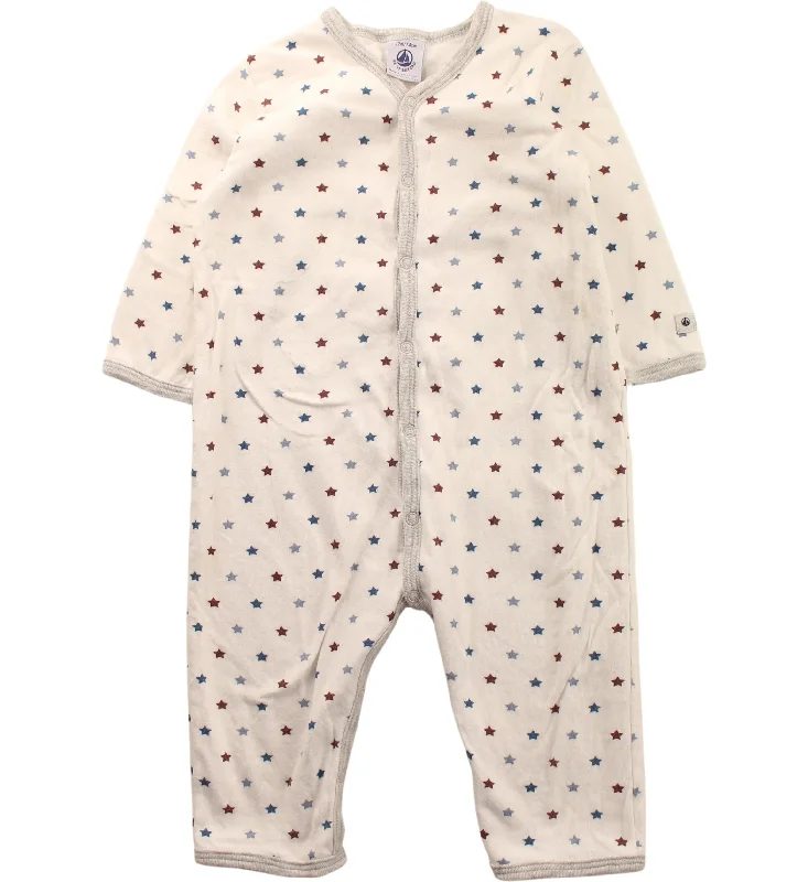 Petit Bateau Long Sleeve Jumpsuit 6-12M