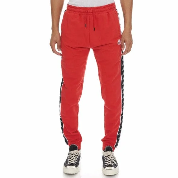 Kappa 222 Banda Alanz 2 Sweatpants (Red/Black) 311BHCW-A2I