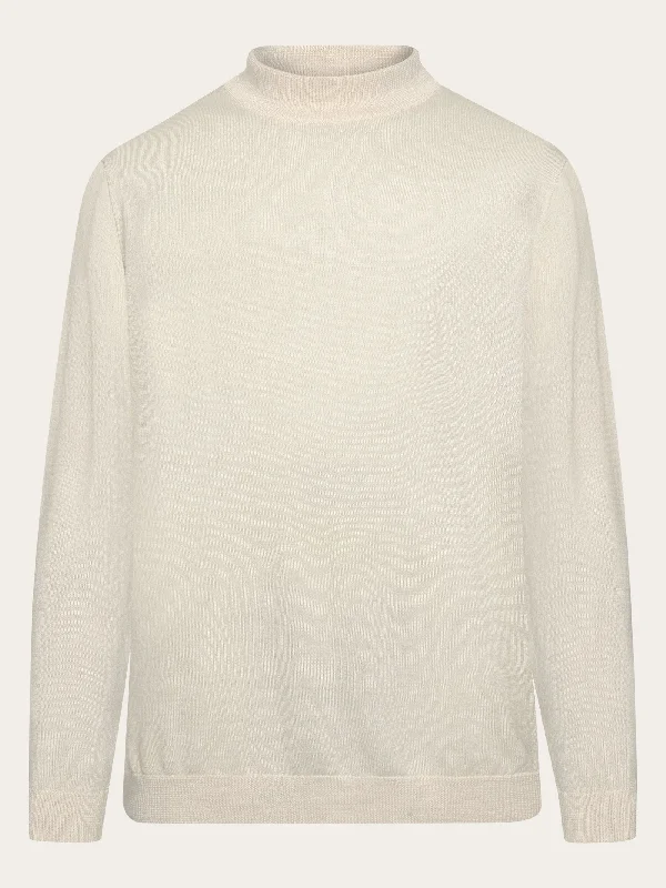 Merino mock neck - RWS - Kelp