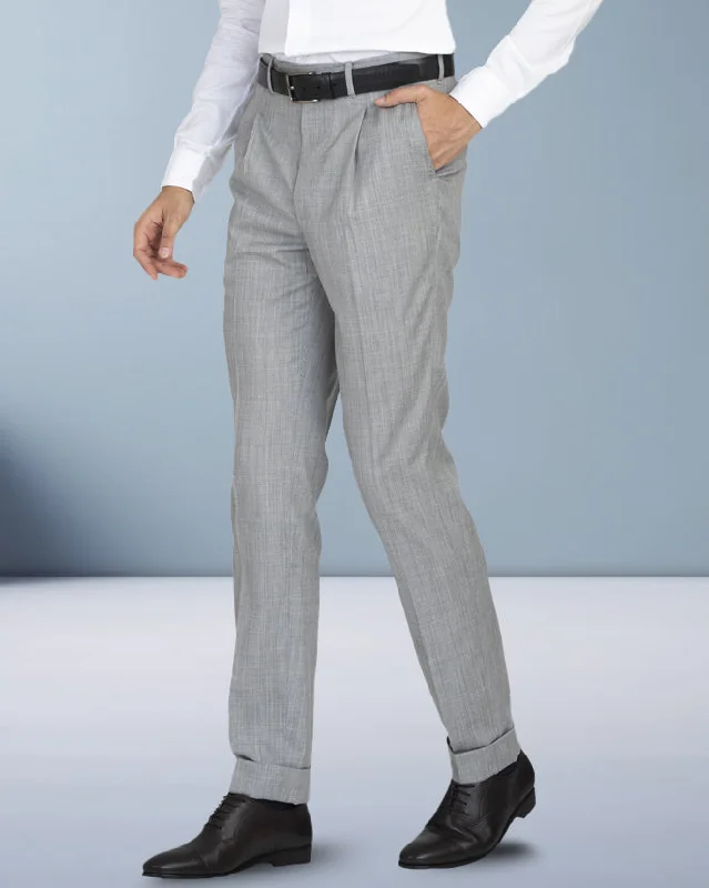 Washable Wool Grey Pant