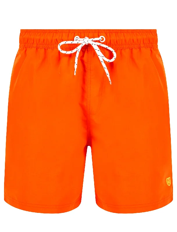 Evander Classic Swim Shorts in Puffin'S Bill Orange - Kensington Eastside