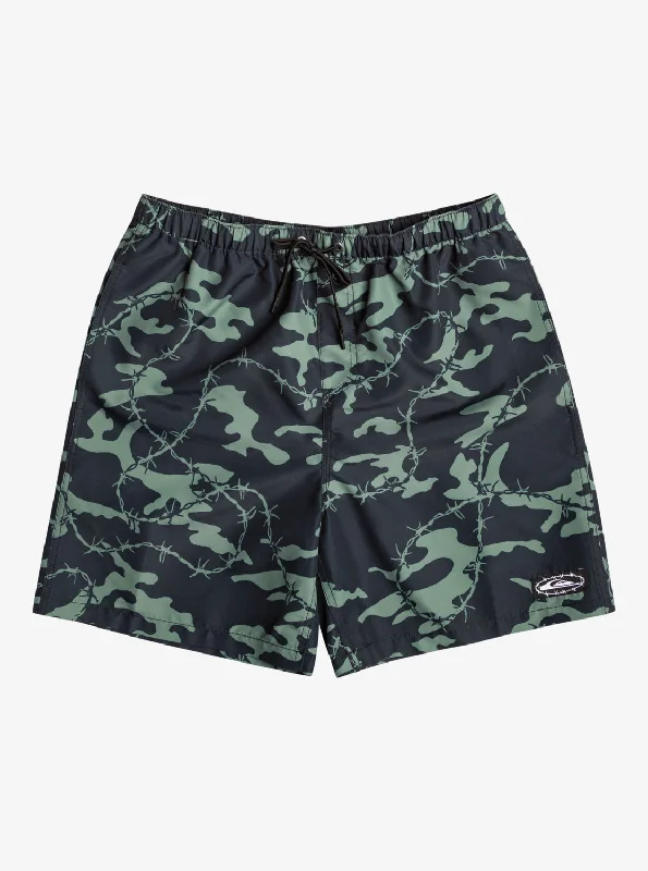 Mikey 18" Swim Trunks - Black