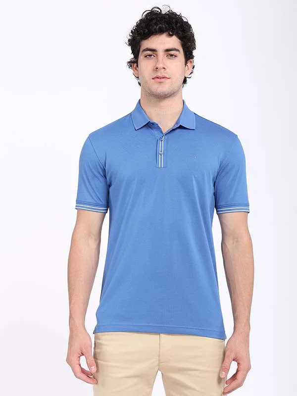 Men Solid Polo T-Shirt