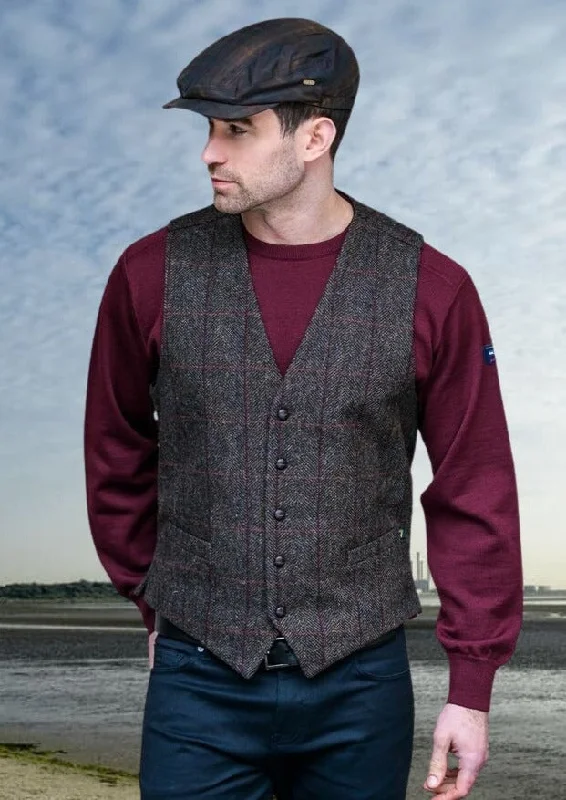 Mucros Tweed Waistcoat | Brown