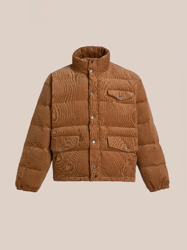 Corduroy Puffer Jacket