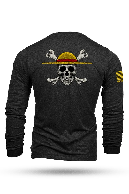 Straw Hat - Long Sleeve Tri-Blend