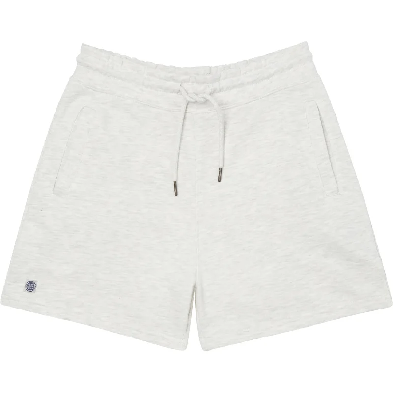 Organic Cotton 5" Gym Sweatshort in Silver Heather