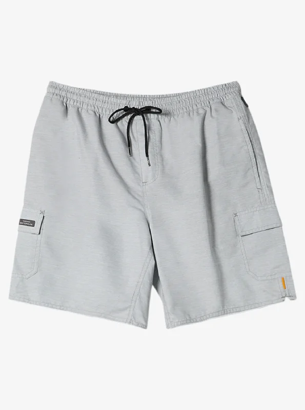 Waterman Balance Volley 18" Swim Trunks - Heather Grey