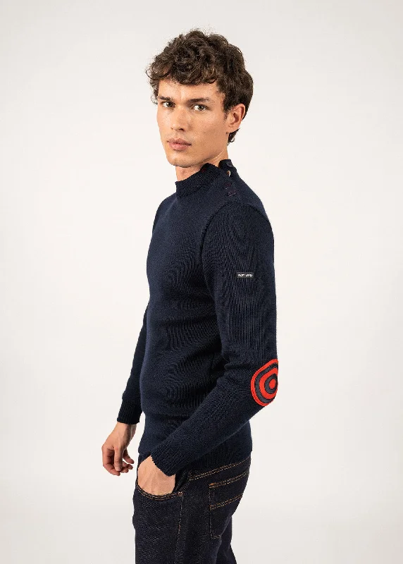 Iconic Matelot jumper with elbow patches - SAINT JAMES x Comédie Française (MARINE)