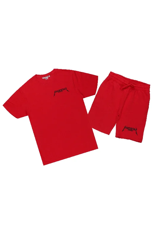 Buck Short Set-Red