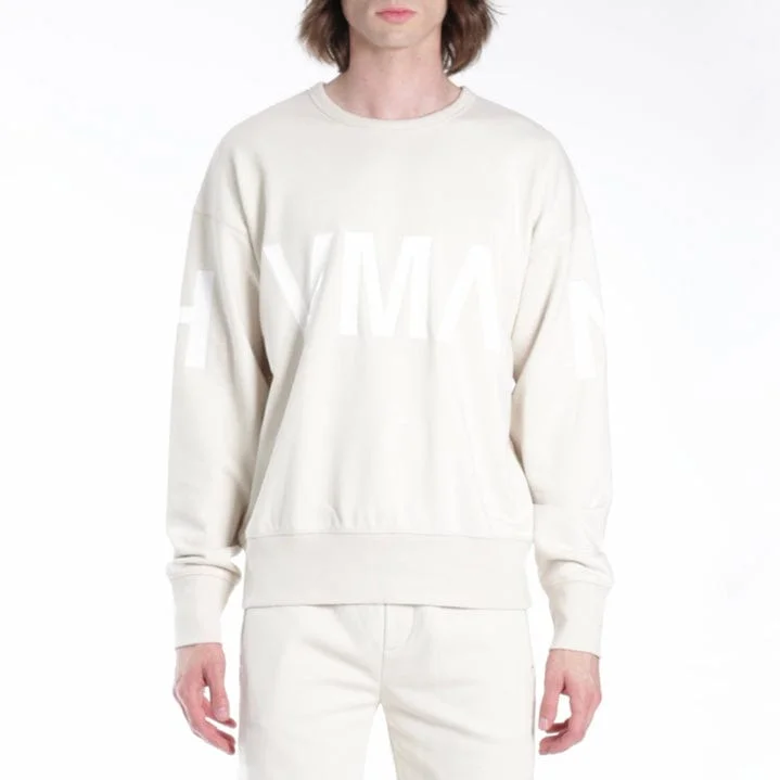 Hvman Crew Sweatshirt (Cream) 322AC-CF22C