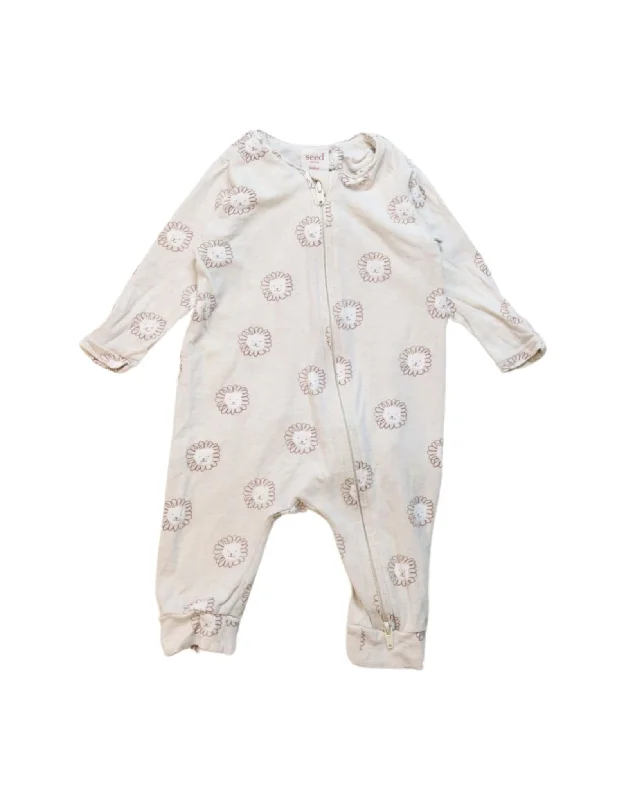 Seed Long Sleeve Jumpsuit 0-3M