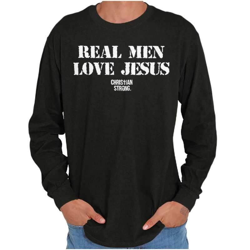 Real Men Love Jesus Long Sleeve T-Shirt