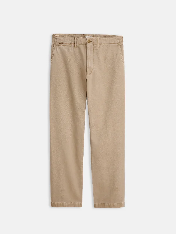 Long Inseam Straight Leg Pant in Vintage Washed Chino