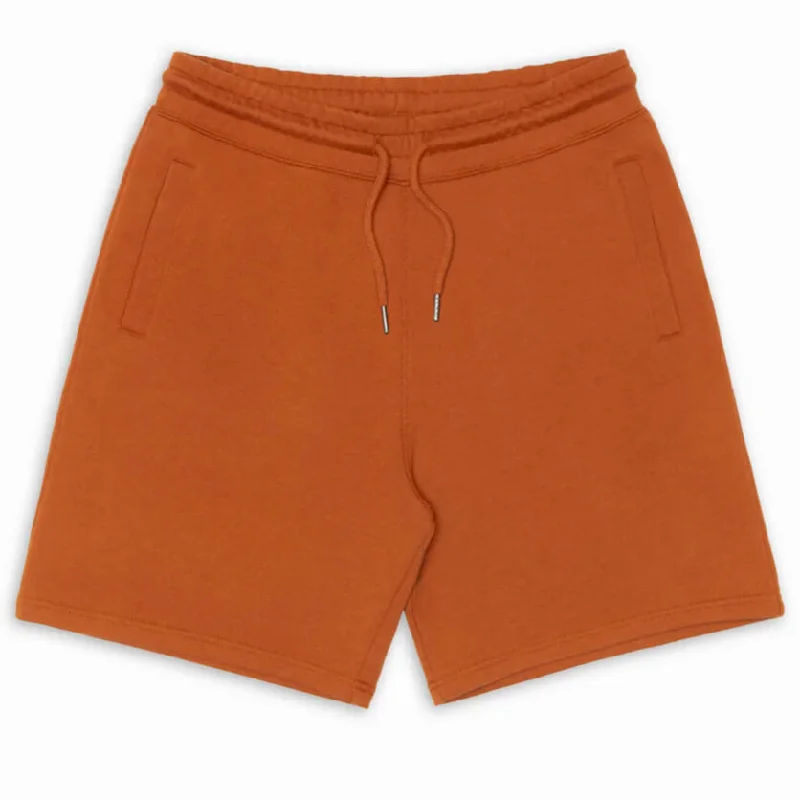 Organic Cotton 5" Gym Sweatshort in Carrot