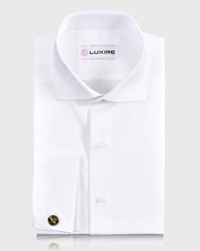 Brembana 2-Ply Giza White Business Twill Shirt