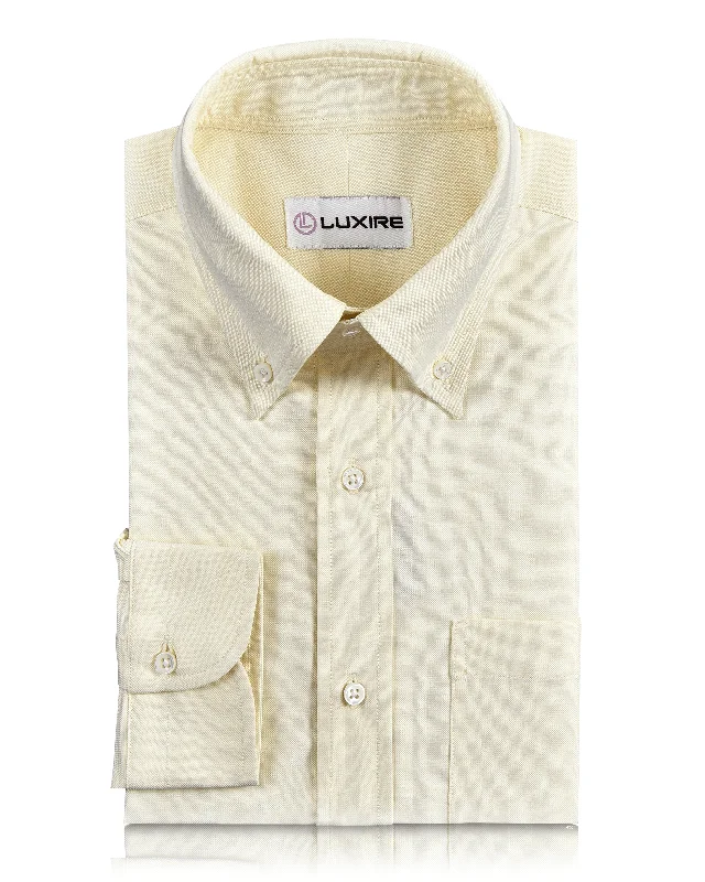 Pale Yellow Oxford Shirt