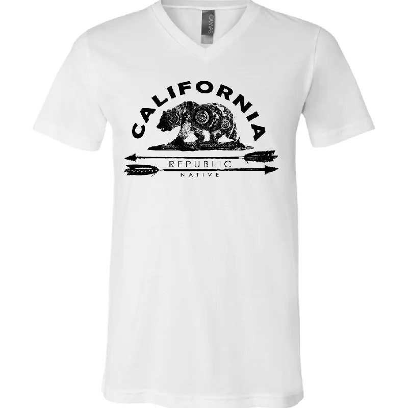 California Arrow Bear Asst Colors V-Neck