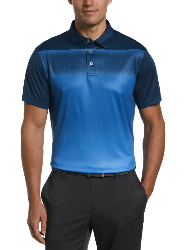 Mens Sun Protection Collar Polo