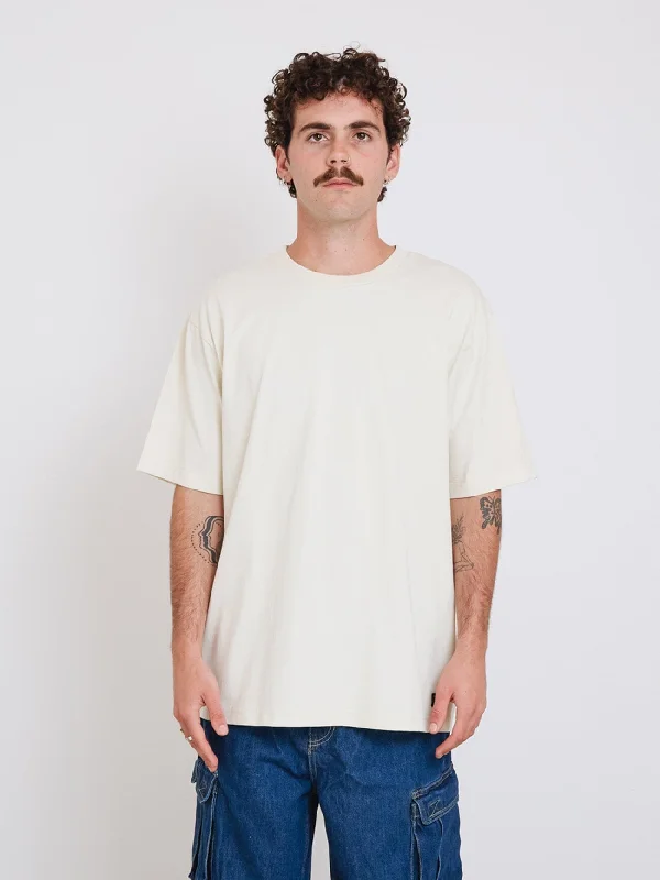 Thrills Military Oversize Fit Tee - Heritage White