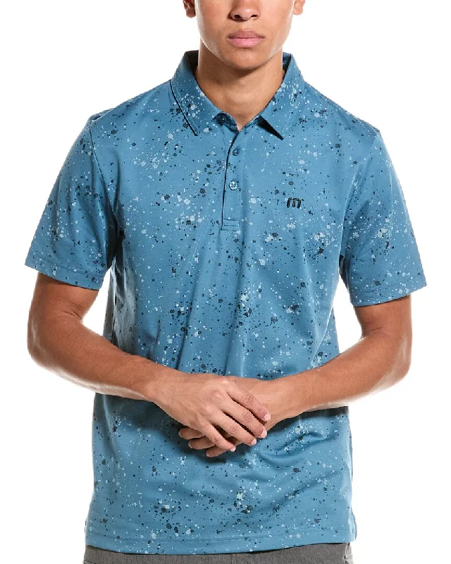 TravisMathew Splatter Print Polo Shirt