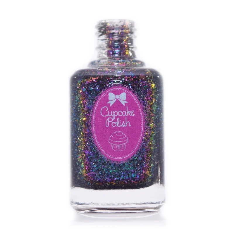 Aurora Borealis - Black Nail Polish