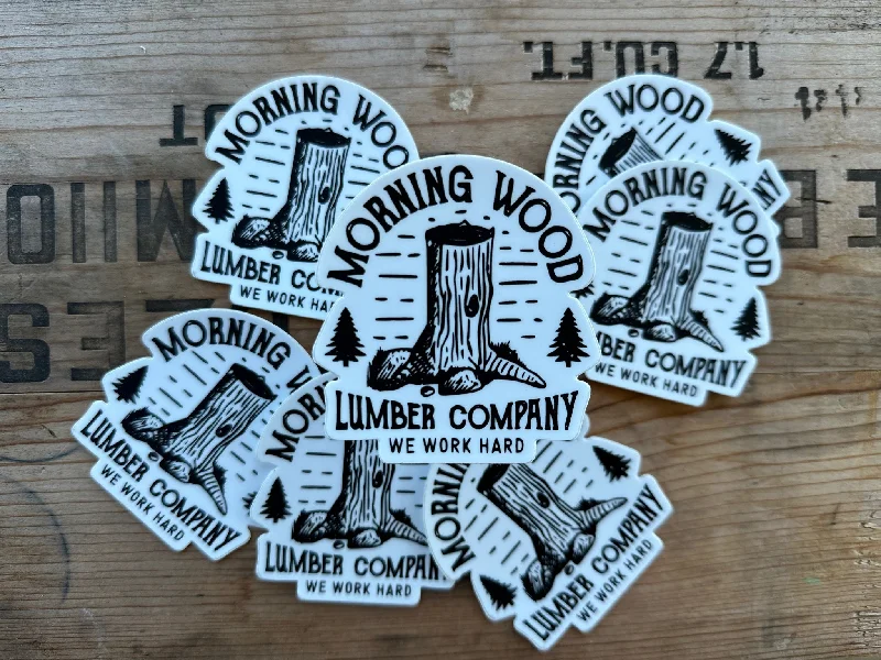 Morning Wood Sticker