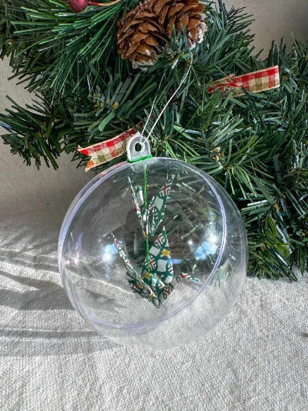 Origami Crane Ornament