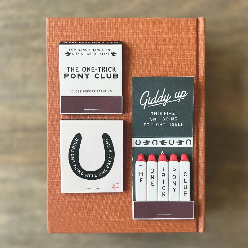 The One-Trick Pony Matchbook